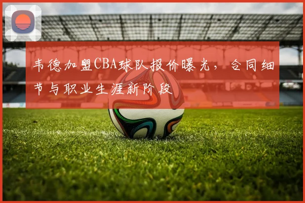 韦德加盟CBA球队报价曝光,合同细节与职业生涯新阶段