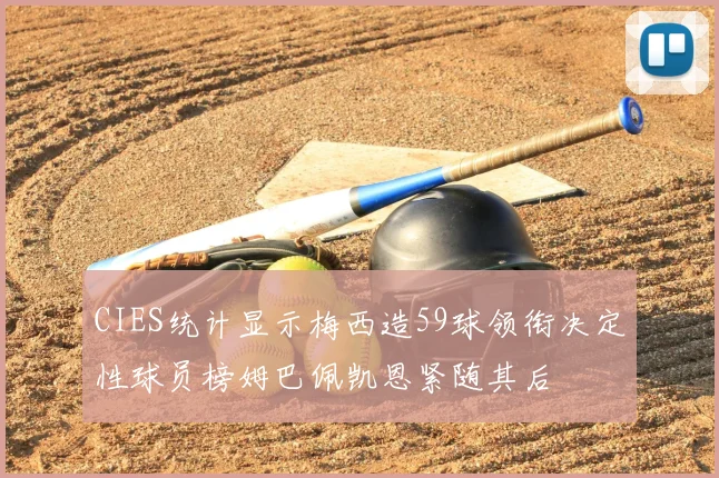 CIES统计显示梅西造59球领衔决定性球员榜姆巴佩凯恩紧随其后